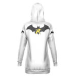 DC Comics Batman And Robin White Hooded Sweatshirt Dress
