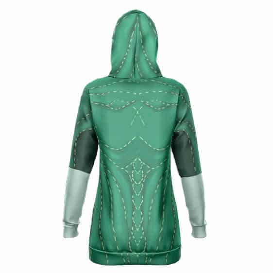 Green Lantern Cosplay Concept Art Hooded Sweatshirt Dress