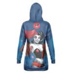 Harley Quinn Holding Firecrackers Cartoon Art Hoodie Dress