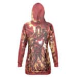 Iron Man Stunning Armor Model 37 Hooded Sweatshirt Dress
