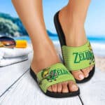 Legend Of Zelda Chibi Link Green Slide Sandals