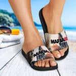Mafia 3 Cover Artwork Dope Slide Sandals