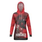 Marvel's The Punisher Anti-Hero Dope Red Hoodie Dress