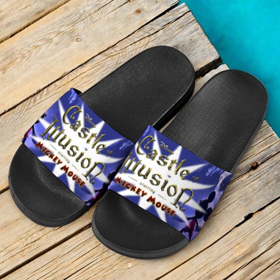 Mickey Mouse Castle Of Illusions Slide Sandals
