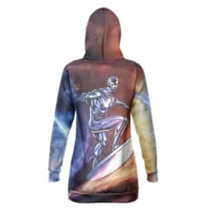 Norrin Radd Silver Surfer Galaxy Art Design Hoodie Dress