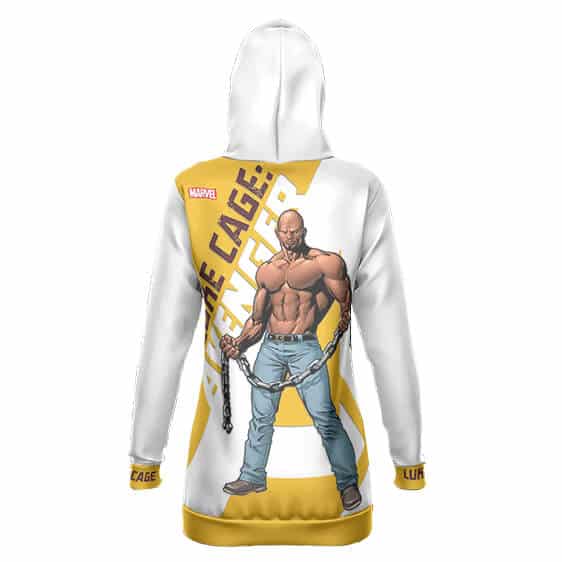 Power Man Luke Cage Avenger Hooded Sweatshirt Dress