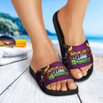 Ratchet & Clank G Force Purple Slide Sandals