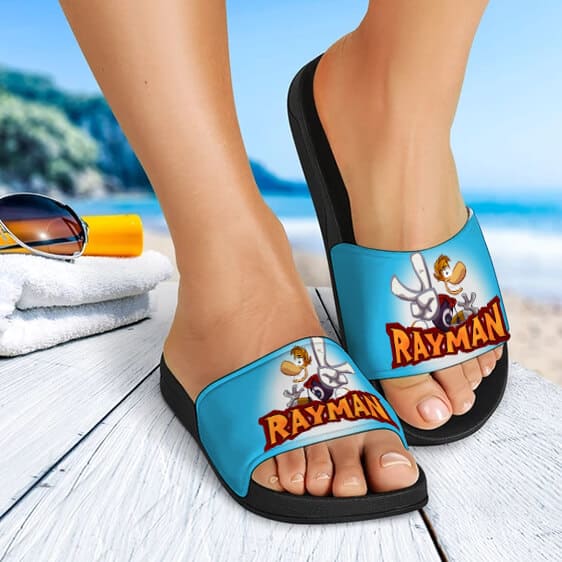 Rayman Classic Peace Sign Slide Sandals