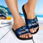 Blue Spartan Soldier Halo Slide Sandals