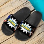 Sonic The Hedgehog & Shadow Slide Sandals