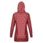 Spider-Man Classic Spider Logo Pattern Red Hoodie Dress