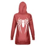 Spider-Man Iconic Spider Logo Hooded Sweatshirt Dress