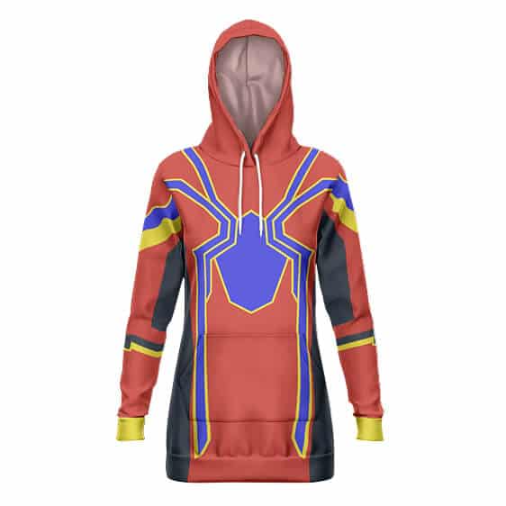 Spider-Man Iron Spider Suit Hooded Sweatshirt Dress