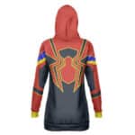 Spider-Man Iron Spider Suit Hooded Sweatshirt Dress
