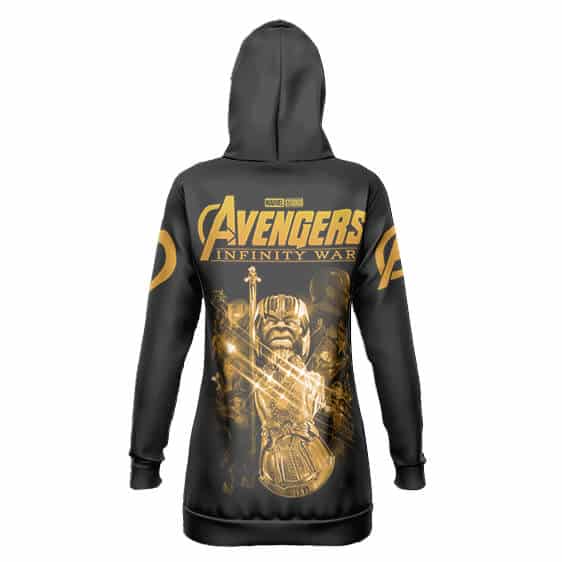 Thanos Avengers Infinity War Hooded Sweatshirt Dress