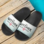 The Witcher 3 Wild Hunt Logo Slide Sandals