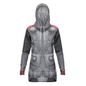 Thor God of Thunder Cosplay Outfit Marvel Hoodie Dress