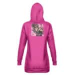 X-Men Gambit Minimalist Vibrant Pink Hoodie Dress