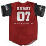 Avalanche Leader Barret FF7 Baseball Jersey