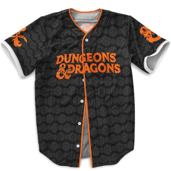 Dungeons & Dragons Logo Badass Baseball Jersey
