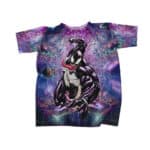 Marvel Venom Trippy Lotus Background T-Shirt