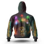 Thanos Gauntlet Infinity Stones Zip Hoodie