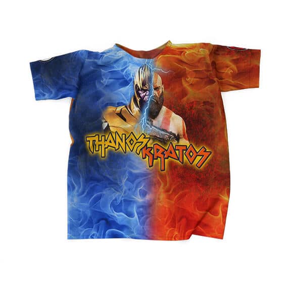 Thanos X God Of War Kratos Awesome Shirt