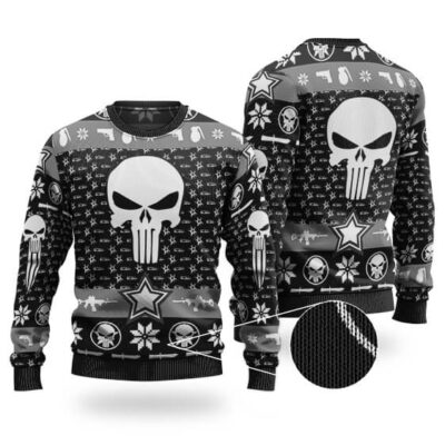 The Punisher Guns & Ammo Ugly Xmas Sweater