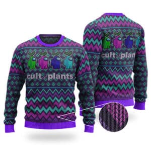 Cult Of Plants Among Us Ugly Xmas Sweatshirt