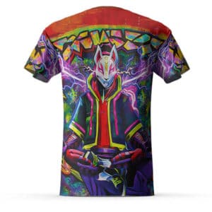 Fortnite Kitsune Drift Mask Vibrant Art T-Shirt