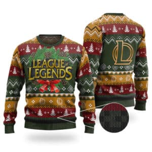 League of Legends Logo Ugly Christmas Sweater