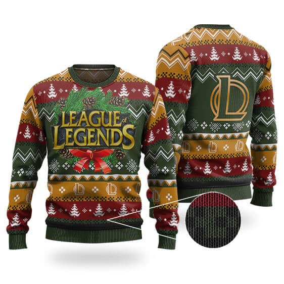 League of Legends Logo Ugly Christmas Sweater