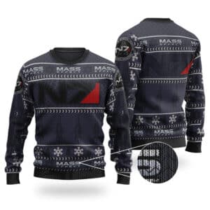 Mass Effect N7 Force Logo Ugly Xmas Sweater