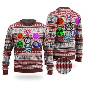 Retro The Avengers Ugly Christmas Sweater