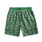 Super Mario Luigi Overall Print Swim Trunks