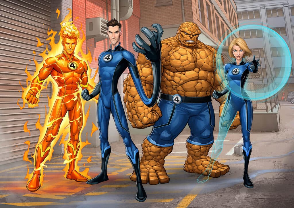 The Fantastic Four Marvel Fan Art