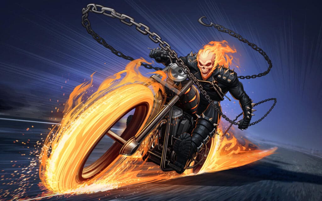 Blazing Ghost Rider Marvel Fan Art