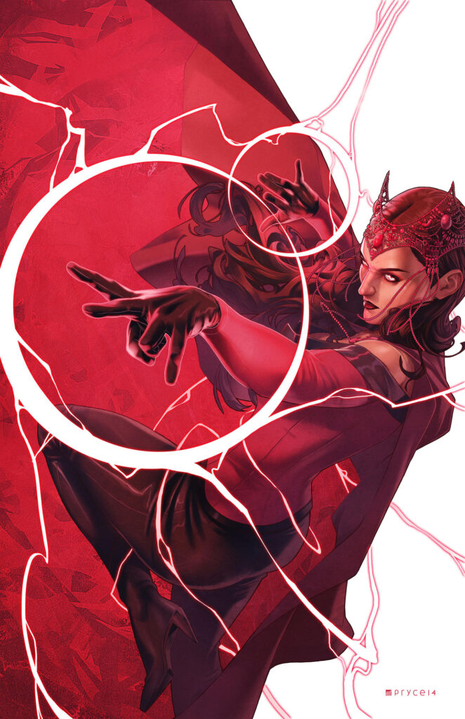 Red Energy Scarlet Witch Marvel Fan Art