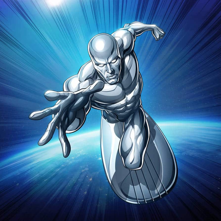 The Cosmic Traveler Silver Surfer Marvel Fan Art