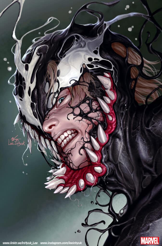 Venom Symbiote Consuming Brock Marvel Fan Art