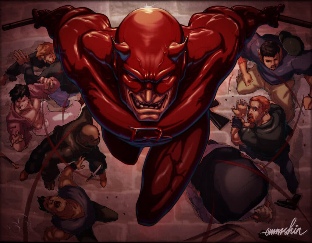 The Vigilante Daredevil Marvel Fan Art