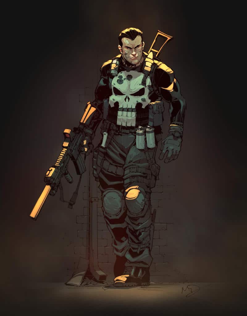 The Punisher Ready for War Marvel Fan Art