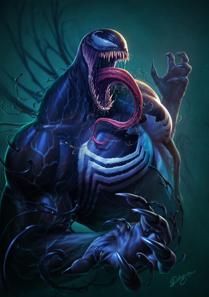 The Sinister Venom Marvel Fan Art