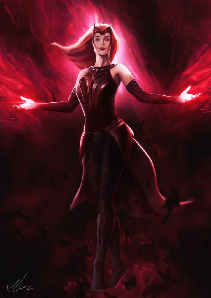 Wanda Vision Scarlet Witch Marvel Fan Art