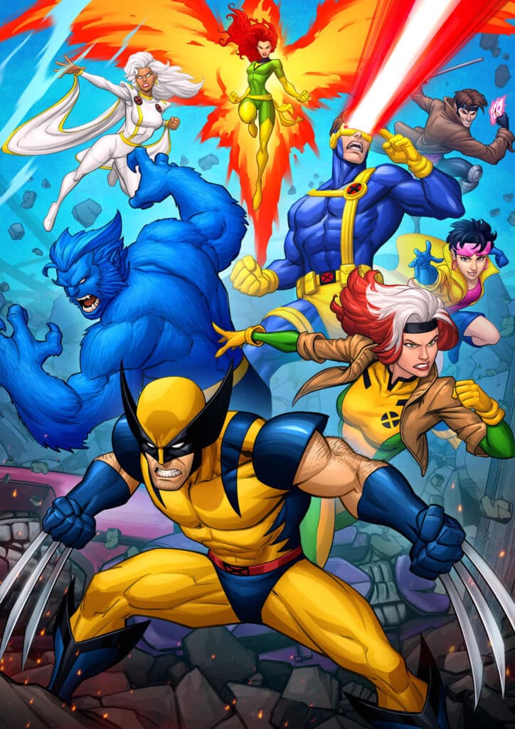 X-Men Team Formation Marvel Fan Art