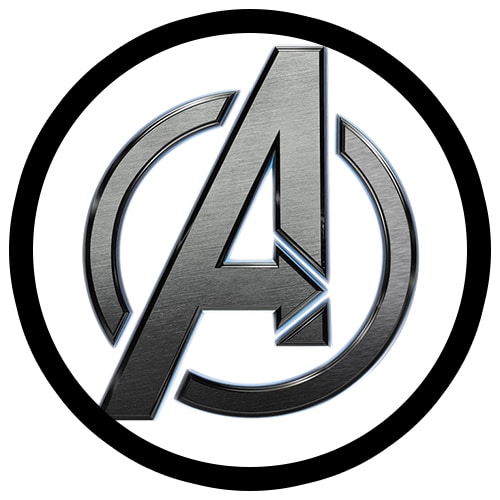 Marvel Avengers Black & White Logo Men's Underwear Boxers
