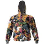 Classic All Avenger Members Design Zip Hoodie