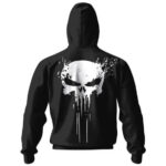 The Punisher Symbol Black Zip-up Hoodie