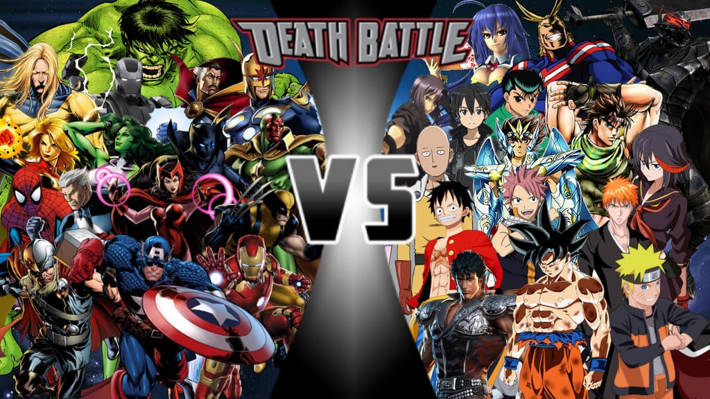 Comparing the Avengers and Anime Heroes