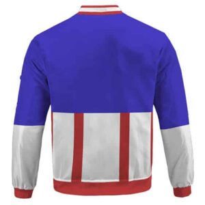 Captain America Red, White, and Blue Kids Bomber Jacket